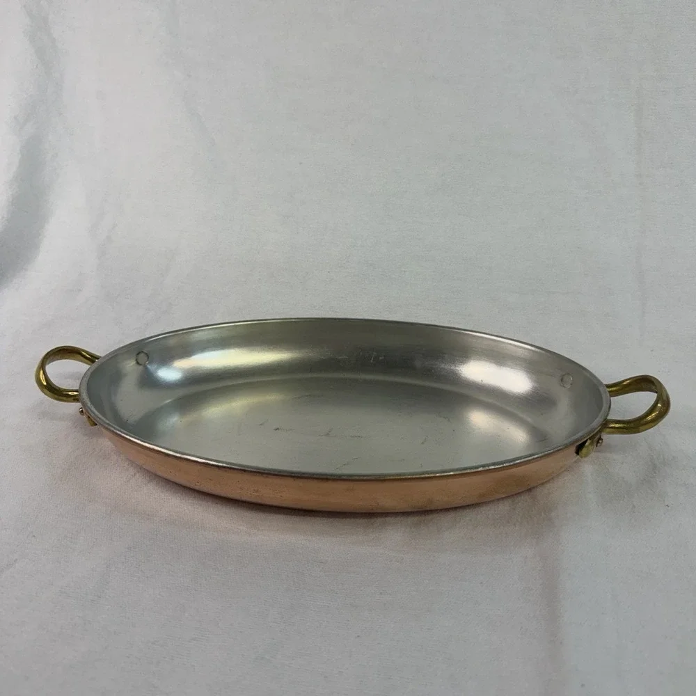 Vintage ODI (Old Dutch International) Stamped Copper Pans 5-piece Portugal